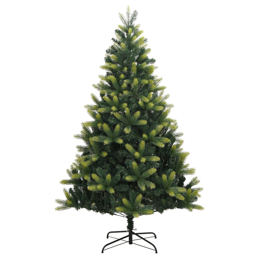 vidaXL Artificial Hinged Christmas Tree with Stand 120 cm 2