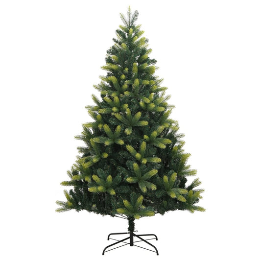 vidaXL Artificial Hinged Christmas Tree with Stand 120 cm 2