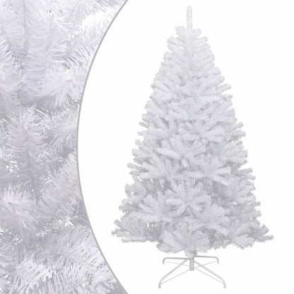 vidaXL Artificial Hinged Christmas Tree with Flocked Snow 120 cm 1