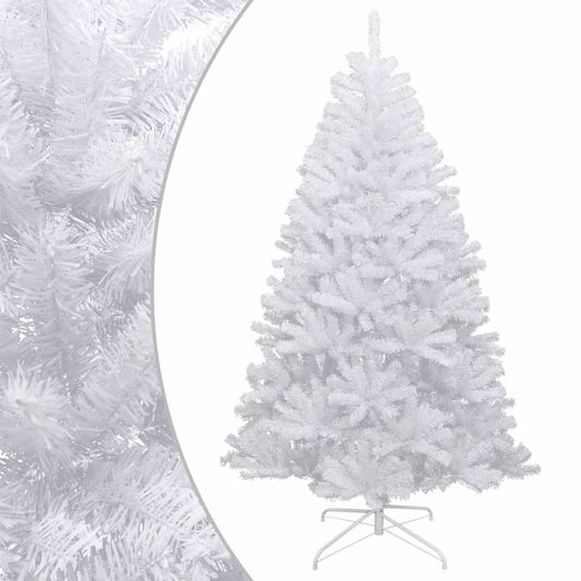 vidaXL Artificial Hinged Christmas Tree with Flocked Snow 120 cm 1