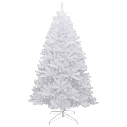 vidaXL Artificial Hinged Christmas Tree with Flocked Snow 120 cm 2
