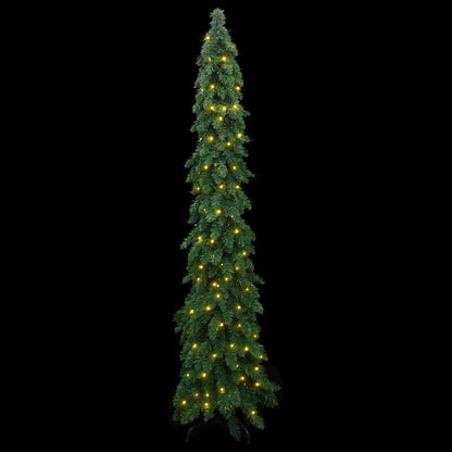 vidaXL Artificial Pre-lit Christmas Tree with 130 LEDs 210 cm 2