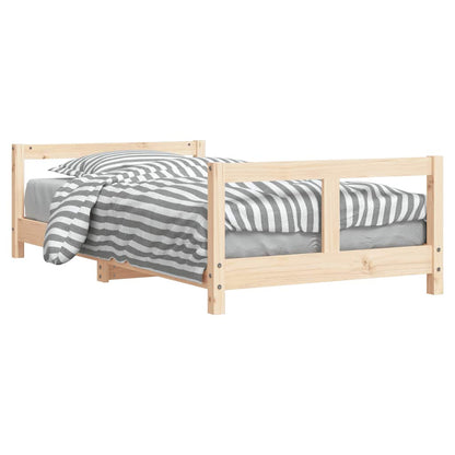 vidaXL Kids Bed Frame 80x160 cm Solid Wood Pine 2
