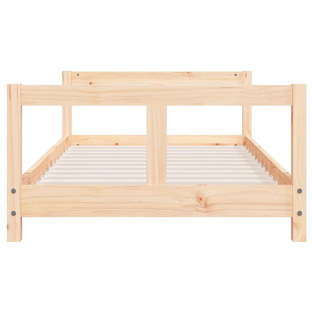 vidaXL Kids Bed Frame 80x160 cm Solid Wood Pine 4