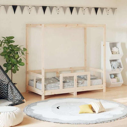 vidaXL Kids Bed Frame Solid Wood Pine