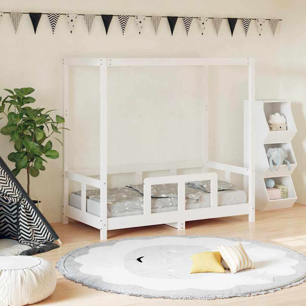 vidaXL Kids Bed Frame Solid Wood Pine