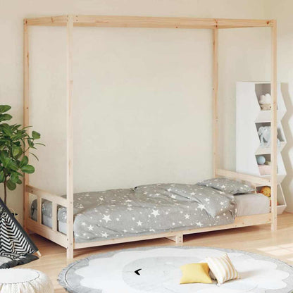 vidaXL Kids Bed Frame 90x190 cm Solid Wood Pine 1