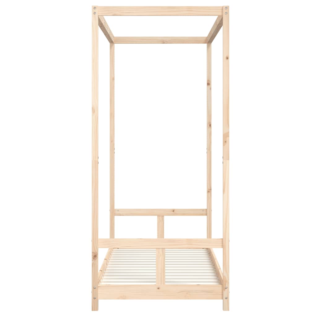 vidaXL Kids Bed Frame 80x200 cm Solid Wood Pine 5