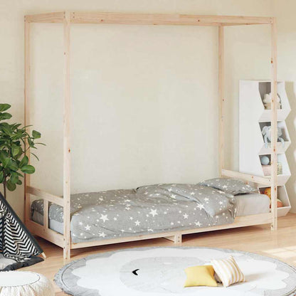 vidaXL Kids Bed Frame 80x200 cm Solid Wood Pine 1