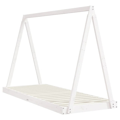 vidaXL Kids Bed Frame White 80x200 cm Solid Wood Pine 3