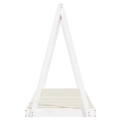 vidaXL Kids Bed Frame White 80x200 cm Solid Wood Pine 5