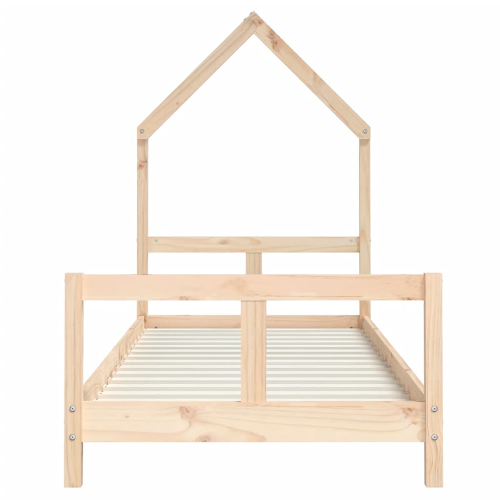 vidaXL Kids Bed Frame 80x200 cm Solid Wood Pine 4