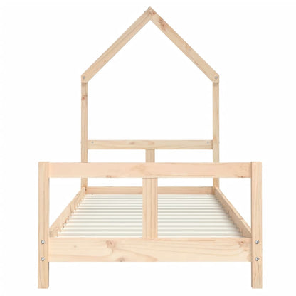 vidaXL Kids Bed Frame 80x200 cm Solid Wood Pine 4