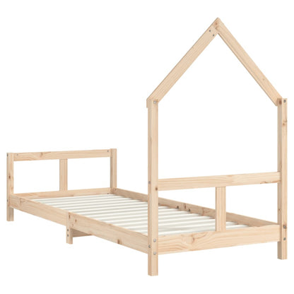 vidaXL Kids Bed Frame 80x200 cm Solid Wood Pine 6