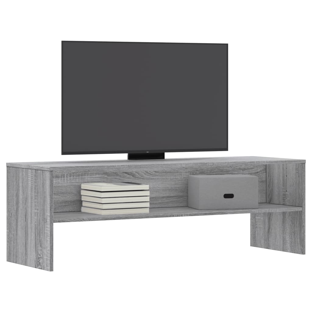 vidaXL TV Cabinet Grey Sonoma 120x40x40 cm Engineered Wood 3