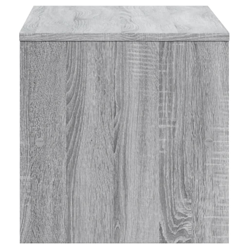 vidaXL TV Cabinet Grey Sonoma 120x40x40 cm Engineered Wood 5