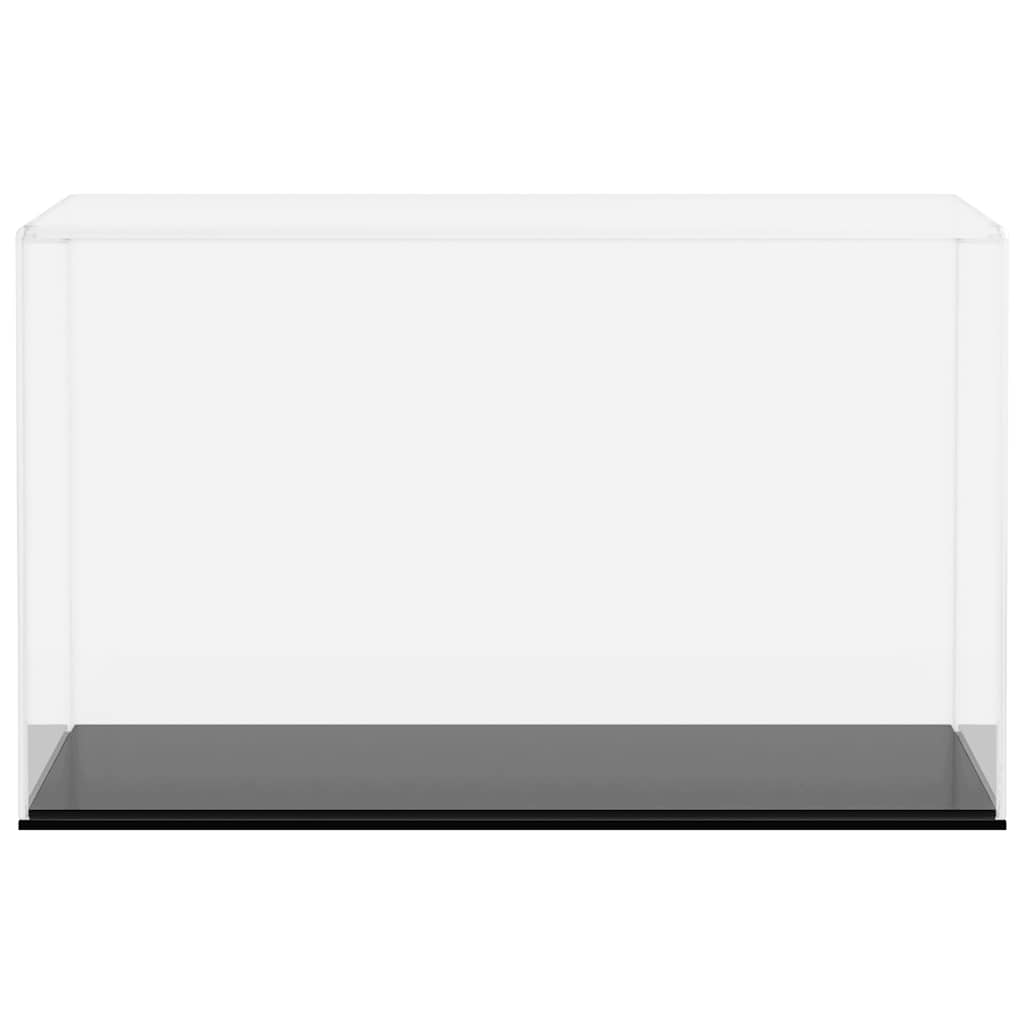 vidaXL Display Box Transparent 31x17x19 cm Acrylic 3