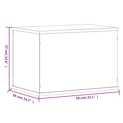 vidaXL Display Box Transparent 56x36x37 cm Acrylic 6