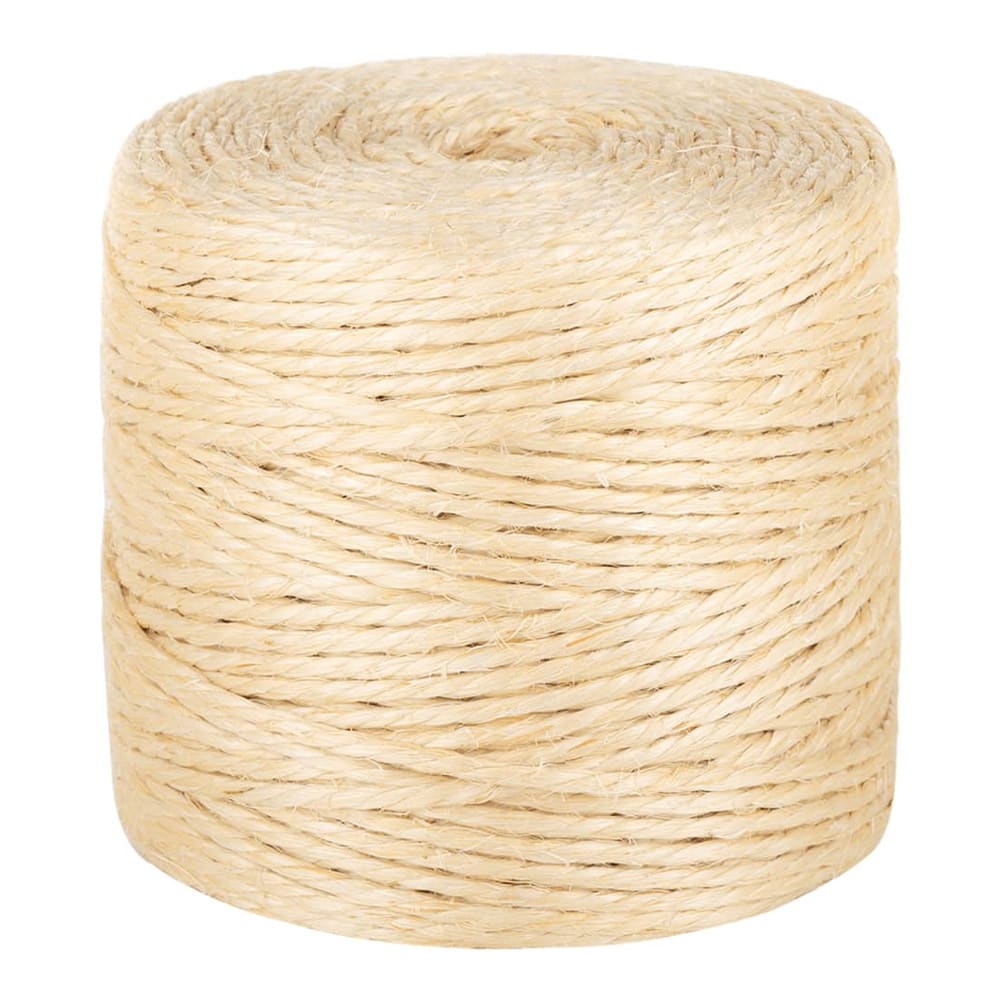 Rope 100% Sisal Length 500 m 4 mm
