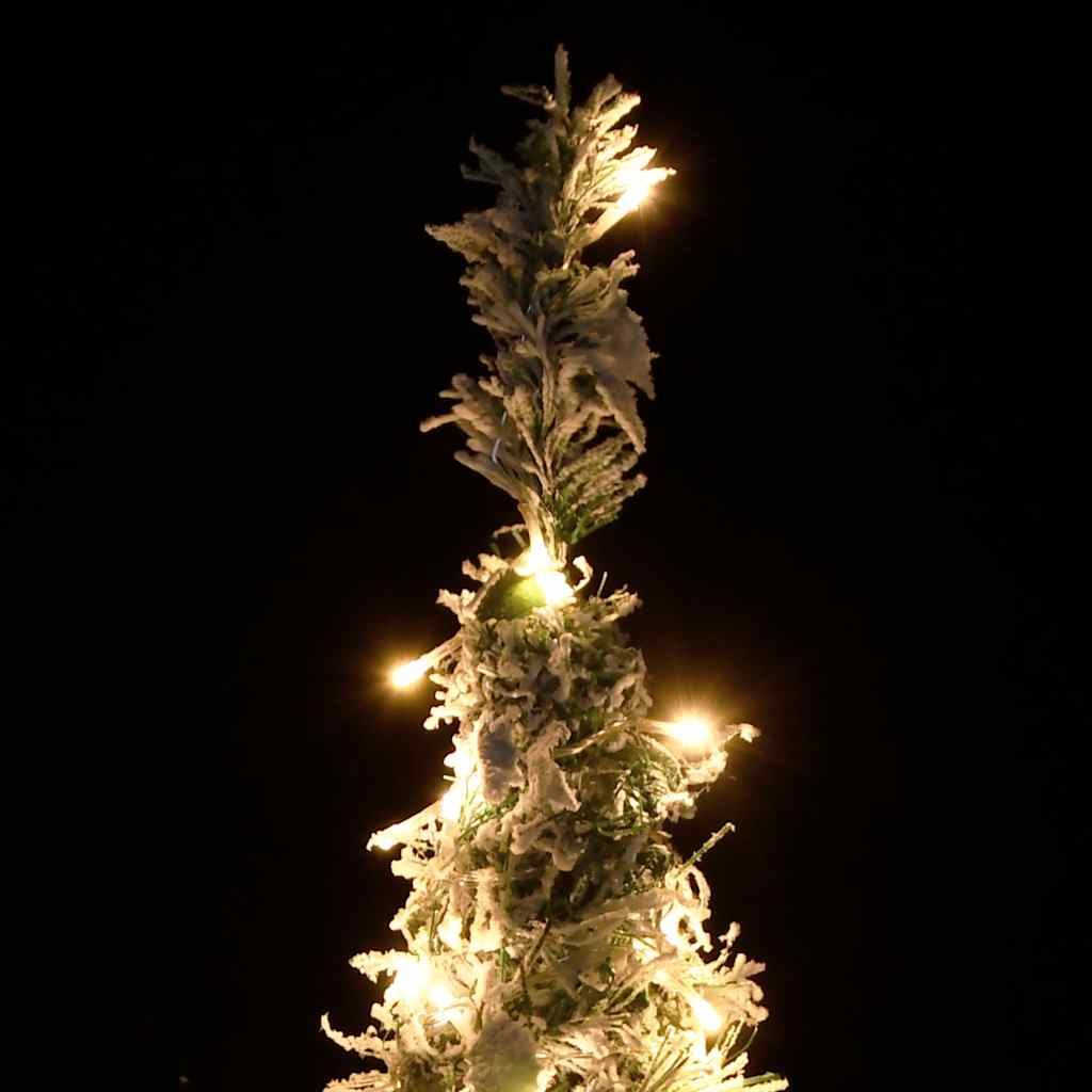 vidaXL Artificial Christmas Tree Pop-up Flocked Snow 50 LEDs 120 cm 3