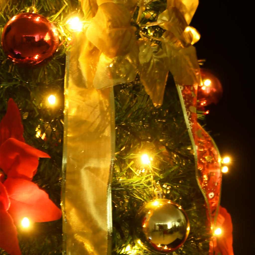 vidaXL Artificial Christmas Tree Pop-up 150 LEDs Green 180 cm 3