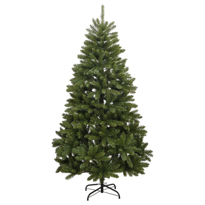 vidaXL Artificial Hinged Christmas Tree with Stand Green 180 cm 2