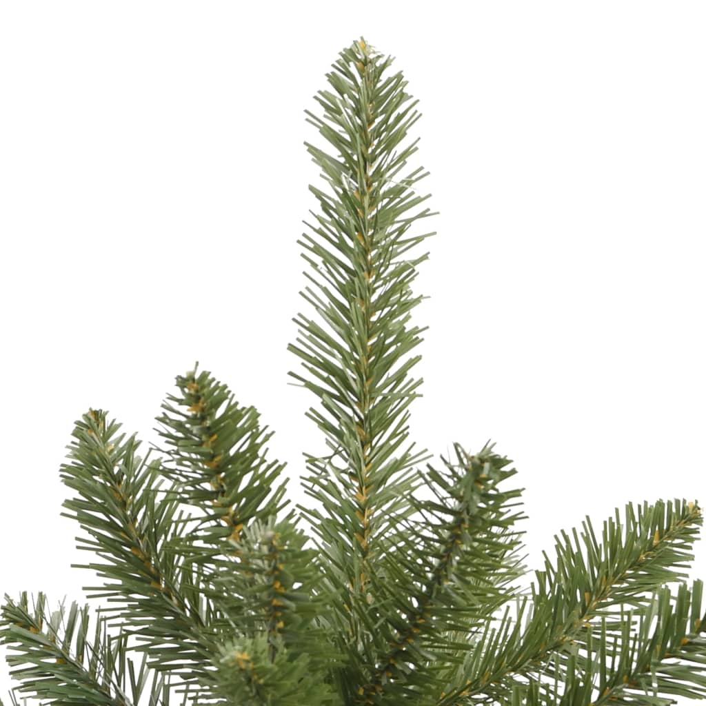 vidaXL Artificial Hinged Christmas Tree with Stand Green 180 cm 4
