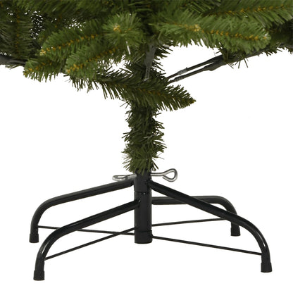 vidaXL Artificial Hinged Christmas Tree with Stand Green 180 cm 6