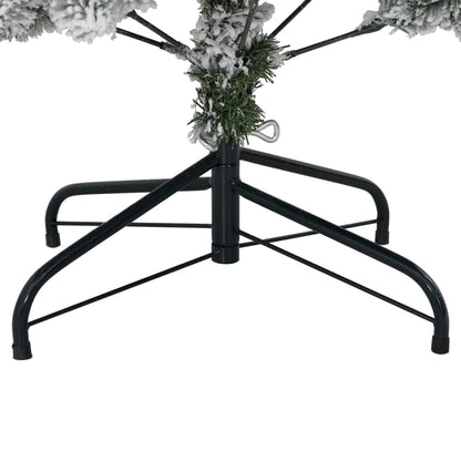 Artificial Christmas Tree 150 cm 150 LEDs Warm White Green and White Ø 80 x 150 cm without LED