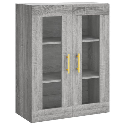 Highboard Engineered Wood Doors Grey sonoma