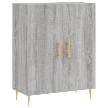 Highboard 69.5x34x180 cm Engineered Wood 2 Doors Grey sonoma