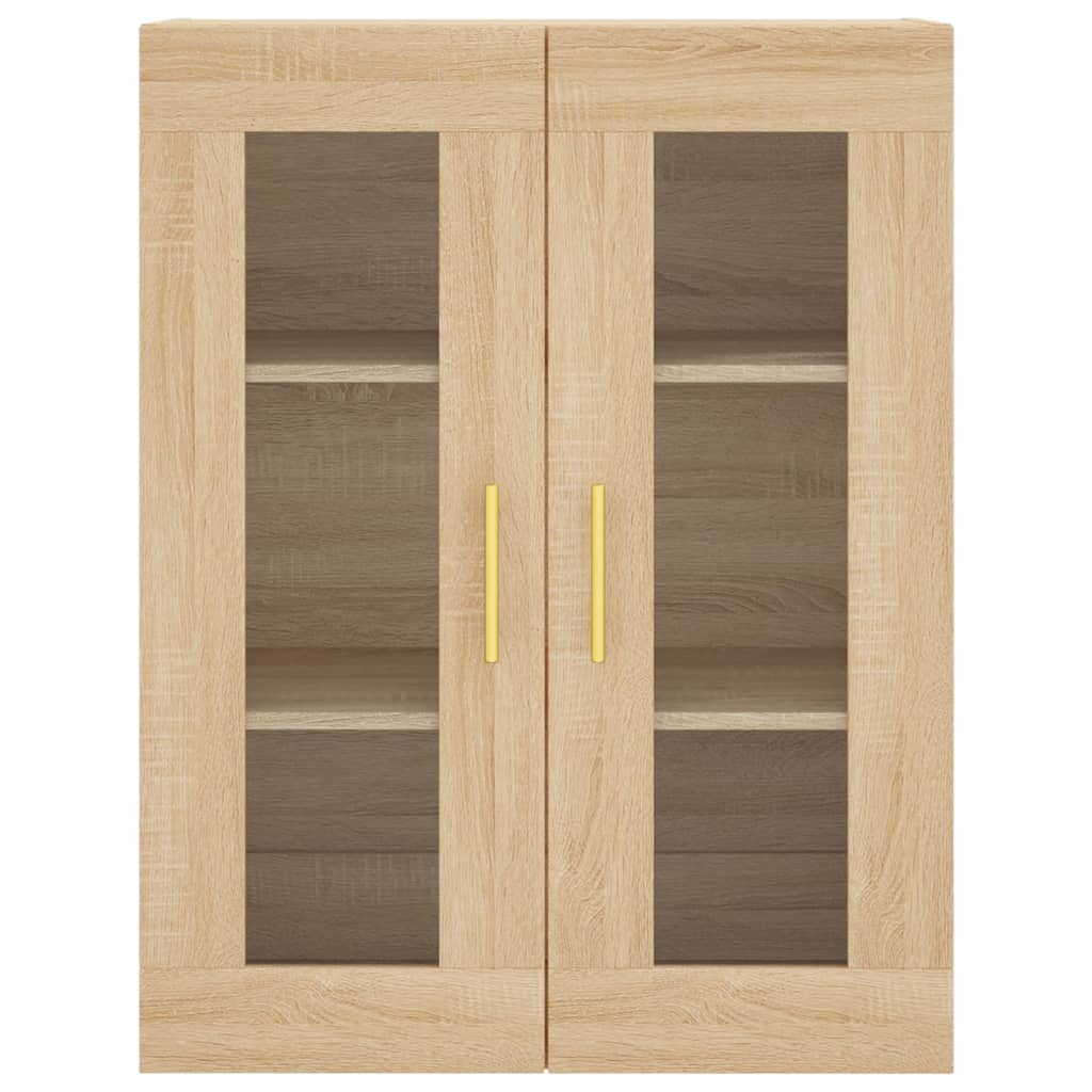 Highboard 69.5x34x180 cm Engineered Wood 2 Wood Doors Sonoma oak