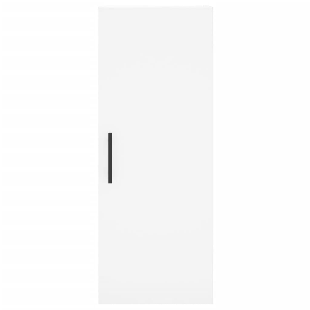 Highboard 34.5x34x180 cm Engineered Wood 1 Door White