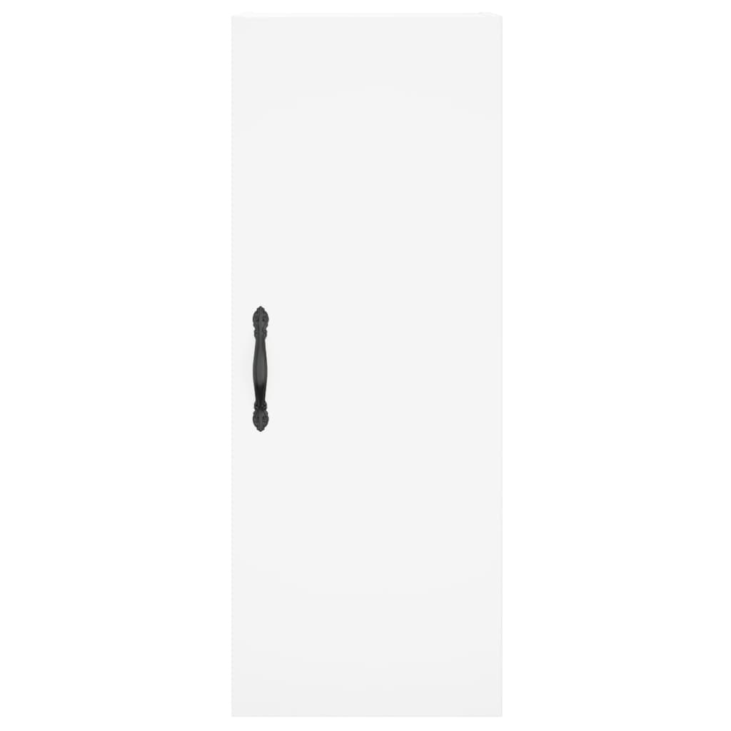 Highboard 34.5x34x180 cm Engineered Wood 1 Door White