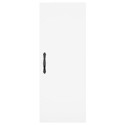 Highboard 34.5x34x180 cm Engineered Wood 1 Door White