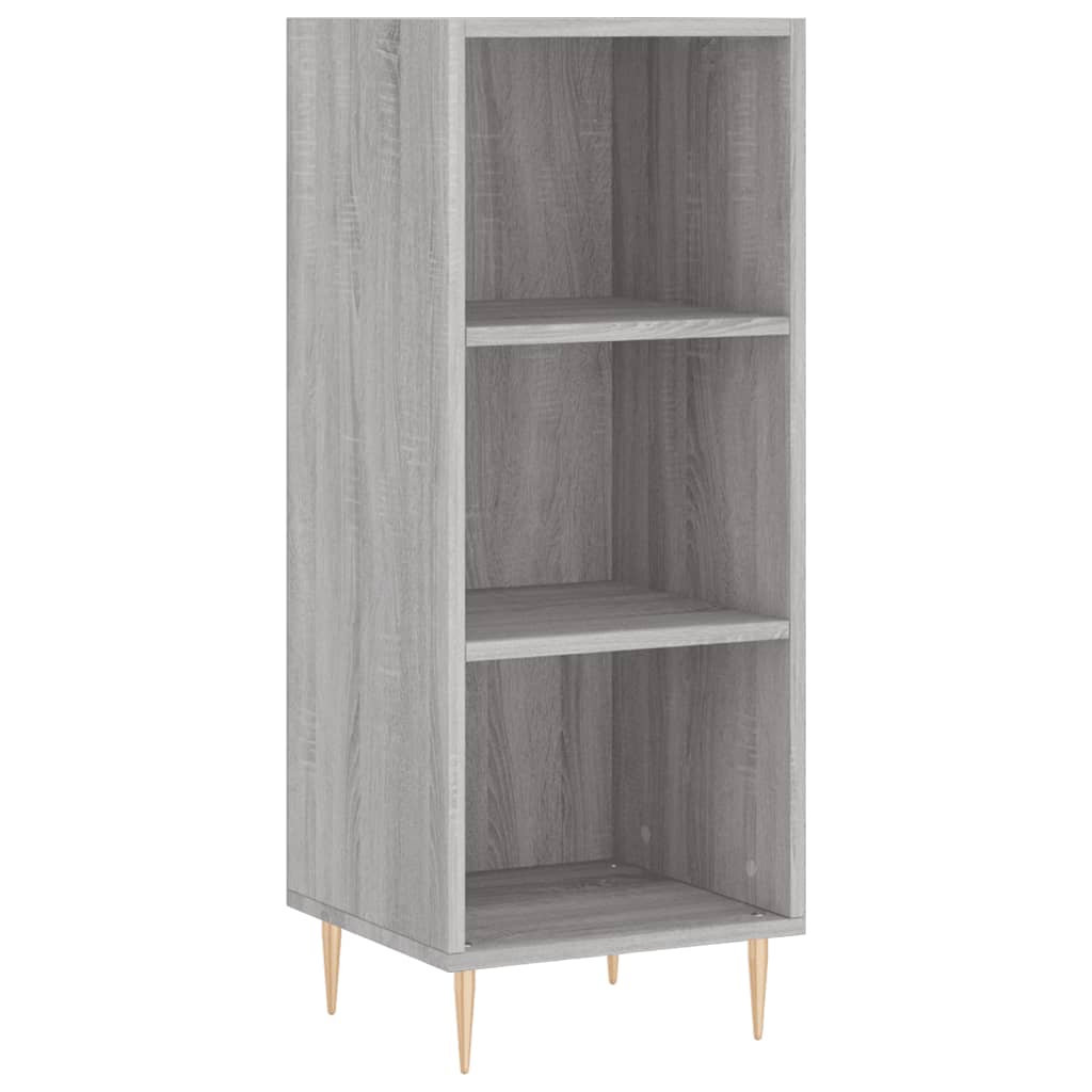 vidaXL Highboard Grey Sonoma 34,5x34x180 cm Engineered Wood 4