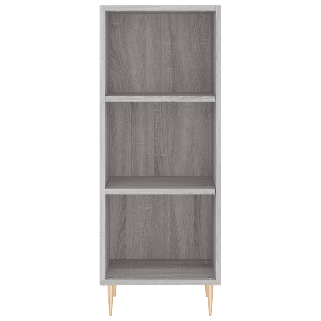 vidaXL Highboard Grey Sonoma 34,5x34x180 cm Engineered Wood 5