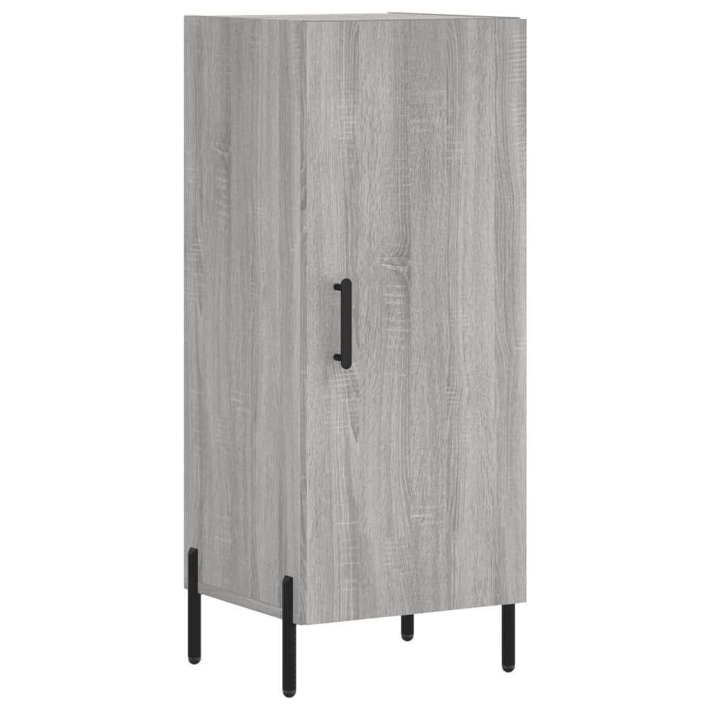Highboard 34.5x34x180 cm Engineered Wood 1 Door Grey sonoma