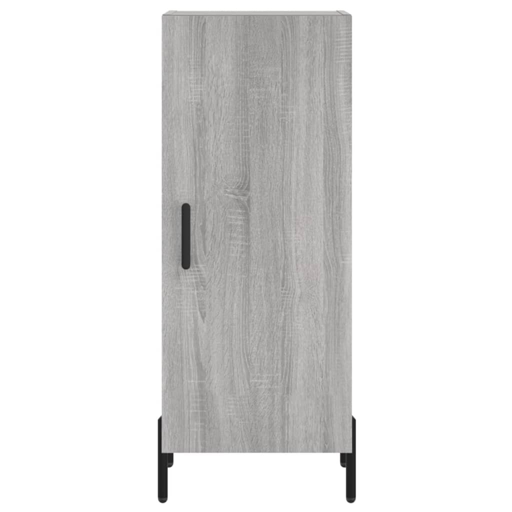 Highboard 34.5x34x180 cm Engineered Wood 1 Door Grey sonoma