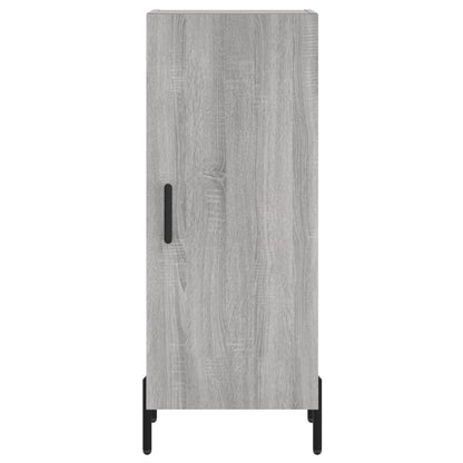 Highboard 34.5x34x180 cm Engineered Wood 1 Door Grey sonoma