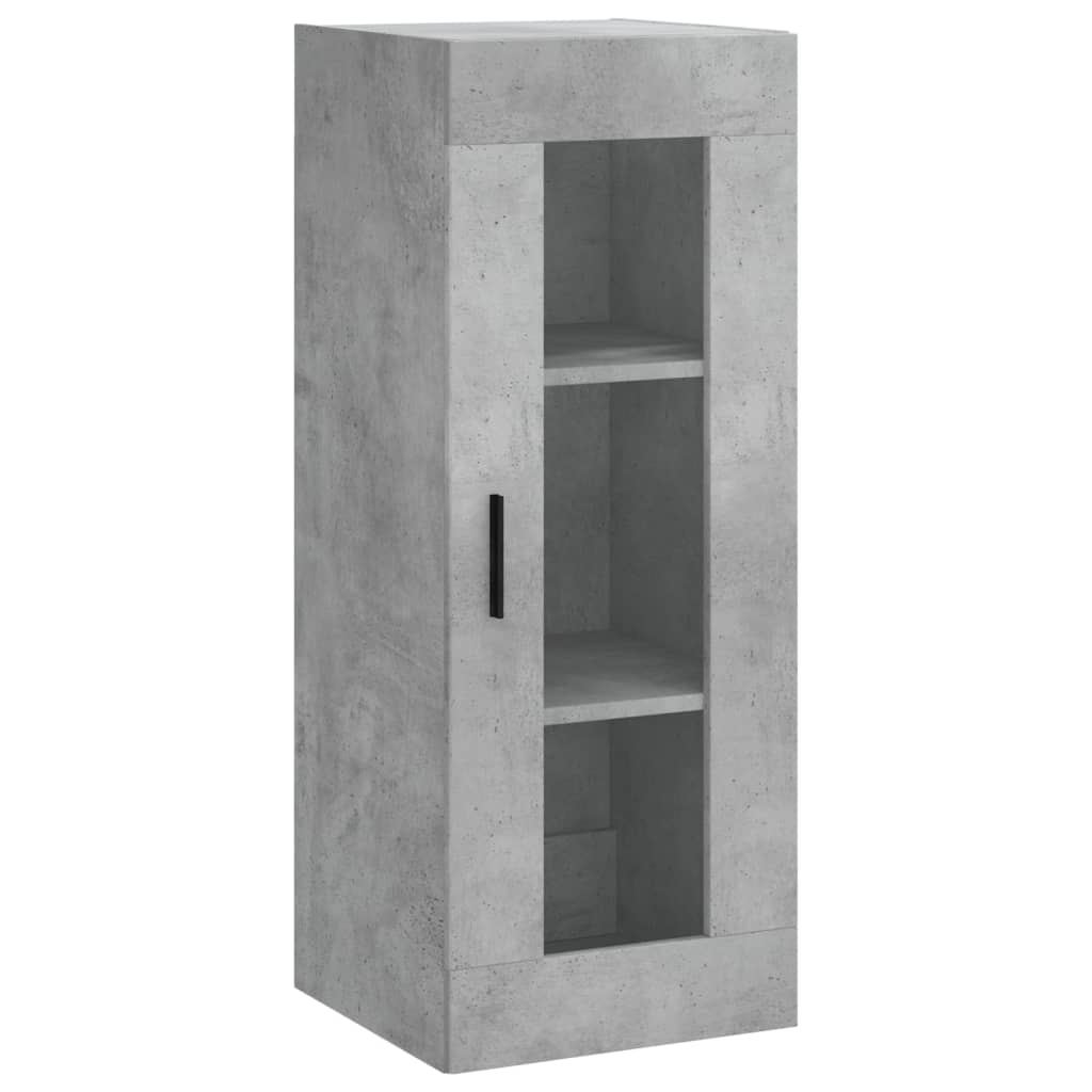 Highboard Engineered Wood Concrete grey