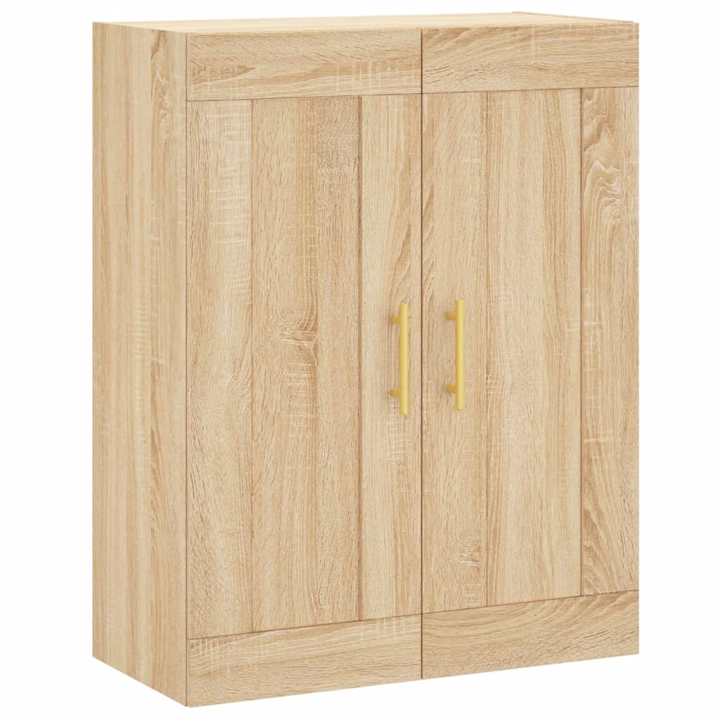 Highboard 69.5x34x180 cm Engineered Wood 2 Wood Doors Sonoma oak