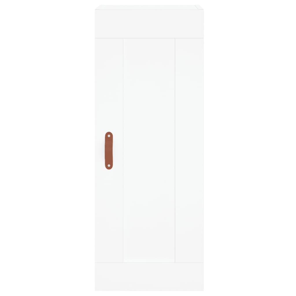 Highboard 34.5x34x180 cm Engineered Wood 1 Door White