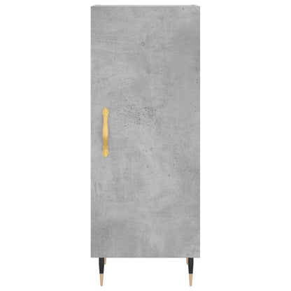 vidaXL Highboard Concrete Grey 34,5x34x180 cm Engineered Wood 4
