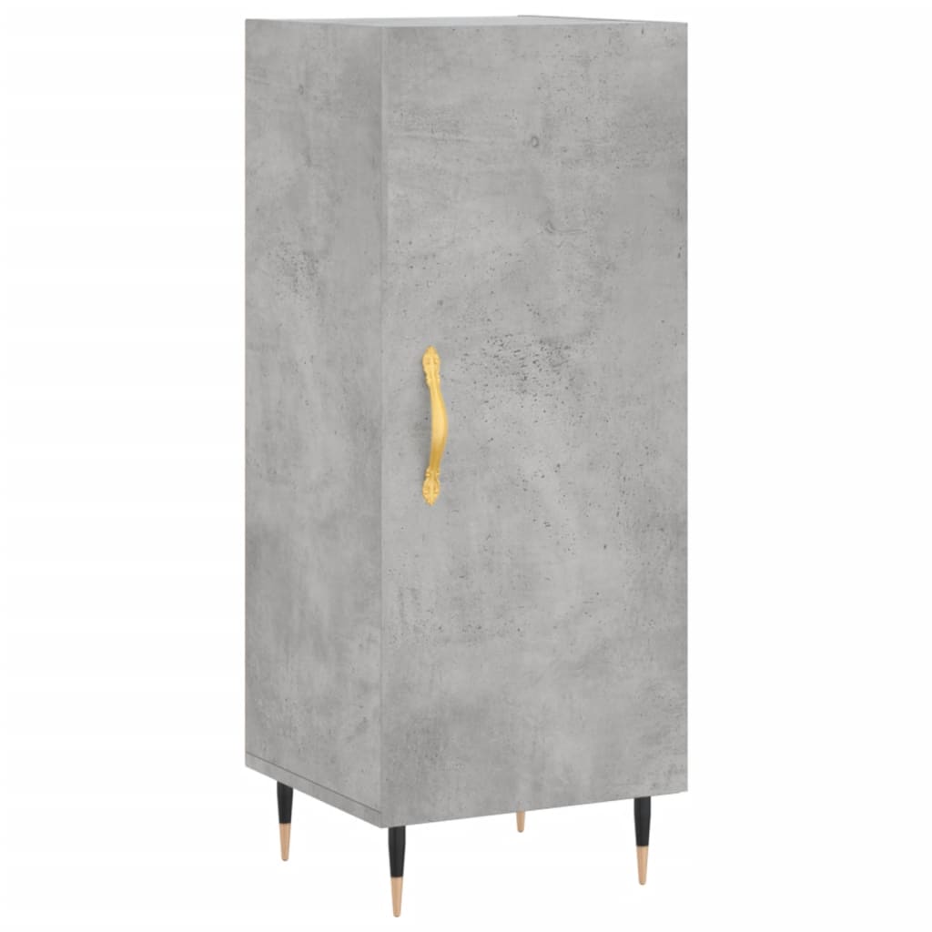 vidaXL Highboard Concrete Grey 34,5x34x180 cm Engineered Wood 5