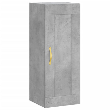vidaXL Highboard Concrete Grey 34,5x34x180 cm Engineered Wood 6