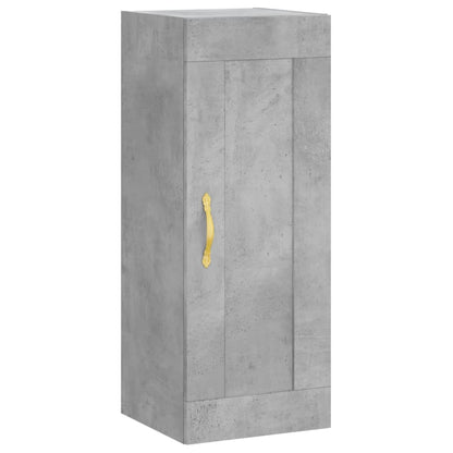 vidaXL Highboard Concrete Grey 34.5x34x180 cm Engineered Wood 6