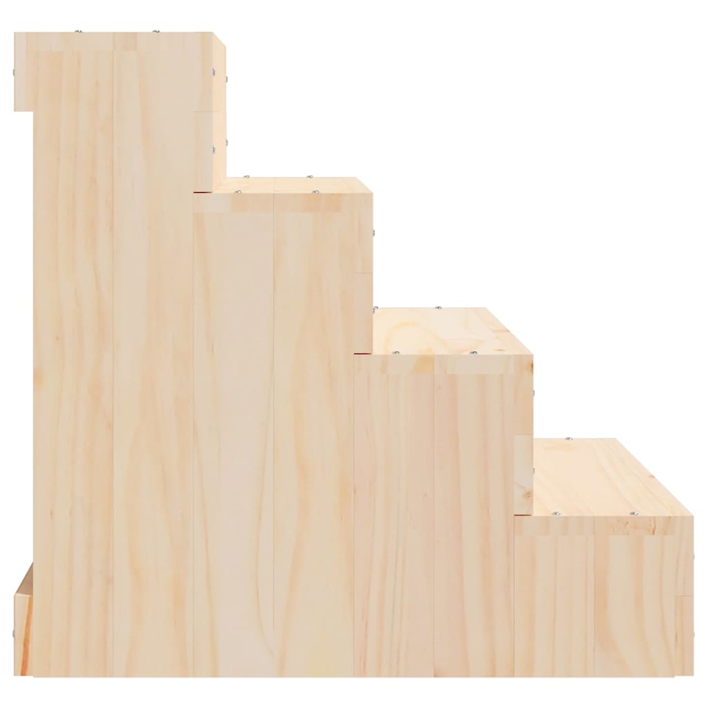 vidaXL Pet Stair 40x49x47 cm Solid Wood Pine 5