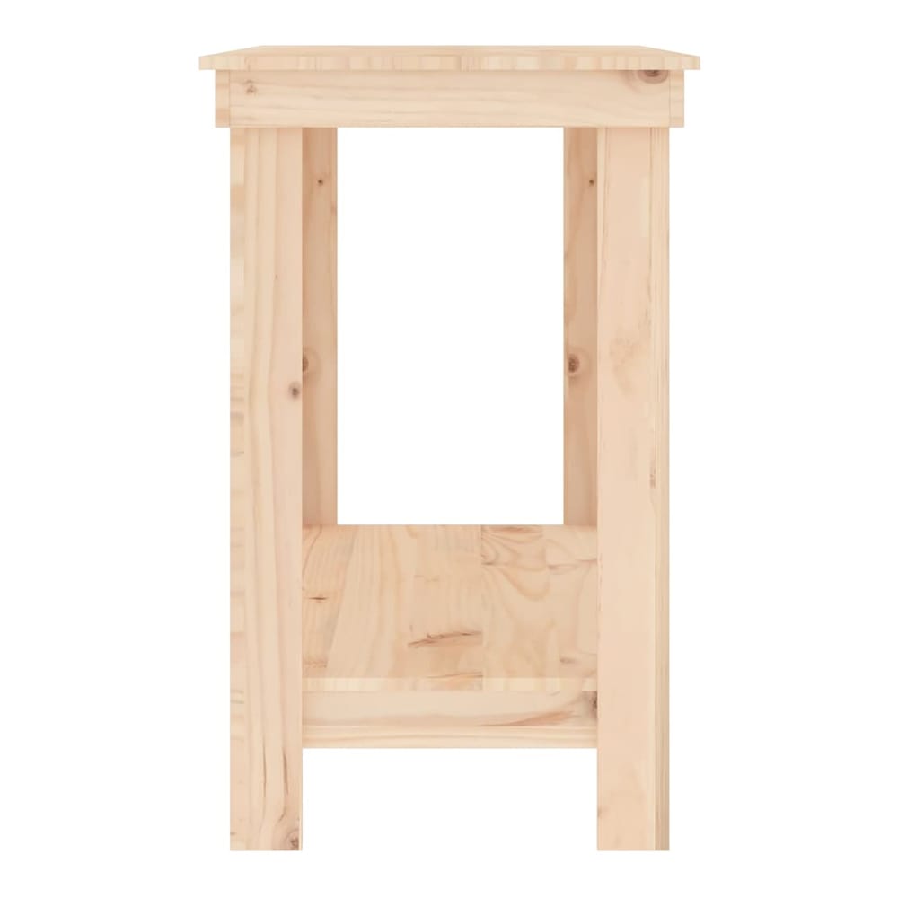 Work Bench Solid Wood Pine Natural 110 x 50 x 80 cm
