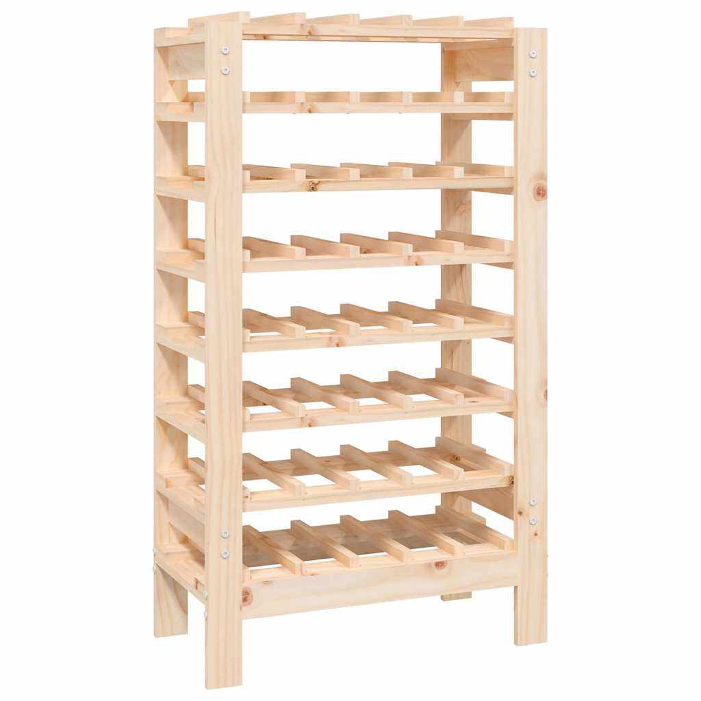 vidaXL Wine Rack 61.5x30x107.5 cm Solid Wood Pine 2